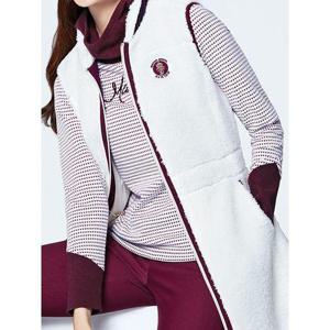 [마코](여성)후드 잔패턴 디자인 니트_MKW4TH30