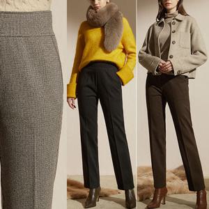 [H2.모데나] ★인기오픈특가★도톰기모 이중직 와이드밴딩 팬츠 3종 택1