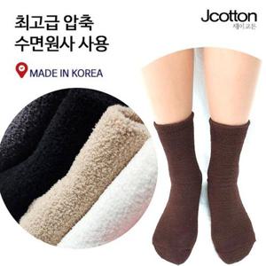 [제이코튼]겨울양말 포근한 데일리 수면양말 5종세트