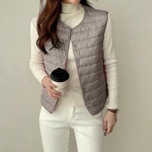 [올리비에스클로젯]심플 경량 베스트_O2411PV002D