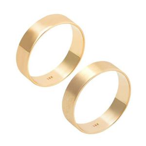 갤러리아_18K 평반지 유광 무광 옐로우골드 D타입