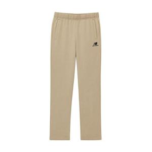 뉴발란스 에센셜 스몰로고 베이직 플리스 기모 오픈햄 팬츠 트레이닝 바지 베이지 NBMLDB1063-35