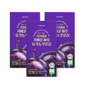 갤러리아_하루 1 푸룬 유기농 100% 리얼 푸룬즙 스틱 3박스