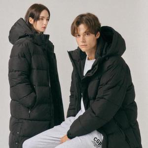 [펄스 오리진][루페코리아] 빅사이즈 남자 여자 롱패딩 헤비 패딩점퍼 벤치코트 MRC-M4 블랙
