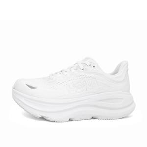 호카 본디9 발볼넓은 남자 런닝화 운동화 화이트 1162014-WWH