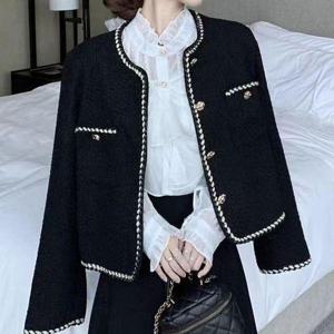 [블랙퀸]티오페 트위드 자켓 blk004009