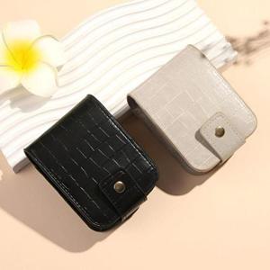 미니 립스틱 멀티파우치 거울 케이스 휴대용 화장품 레더 WFISWWH