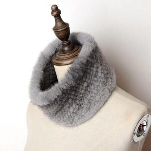 털 밍크 직수입 머플러 심플 헤어밴드 넥워머 겨울 목도리 신축성 WFKTW0F