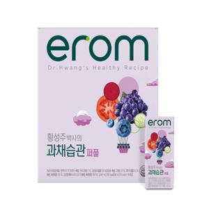 이롬황성주 과채습관 퍼플 190ml x 64팩 (16팩 x 4박스)