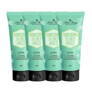 [라벨영]쇼킹두피팩 200ml / 3개 + 1개