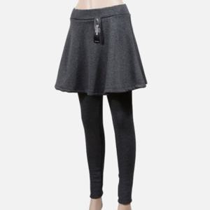 썸앤 여성 겨울레깅스 융기모 플레어 치마 레깅스 (W9A8646)