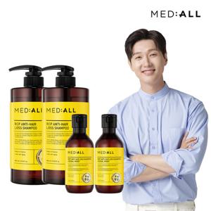 [메디올] 두피청정 샴푸 800ml x 2개+100ml x 2개