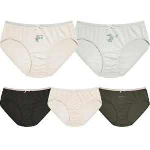 [미미캐츠]슈슈 슈앤러브 주니어 면스판 여삼각 5매입 여아팬티