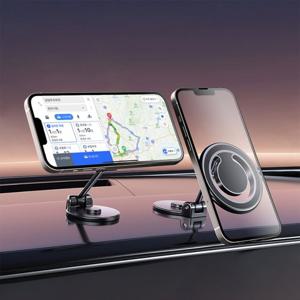 차량용 자석 태블릿 링 거치대 자석시트 포함 부착식 마그네틱 스마트폰 네비 거치대 A863