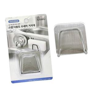 설겆이용수세미 스텐 다용도 수세미 거치대 1P 4.9x4.9cm 설거지 주방