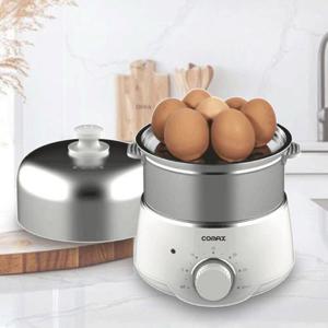 코멕스2550 다용도 2단 스텐찜통 계란찜기 위생 달걀 스티머