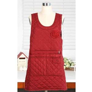 누빔 앞치마 어린이집 카페 겨울 원피스 앞치마 L WD8FBE4