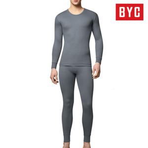 BYC 면내복 에어메리 남자 상하세트 다크그레이 순면 T6680
