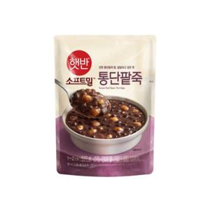 [햇반 소프트밀] 통단팥죽 450gx21팩