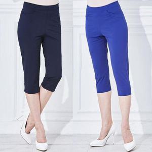 [셀러허브_여성트랜드패션]까르죠아 아이스 냉감 칠부 바지 레깅스 팬츠 엄마옷