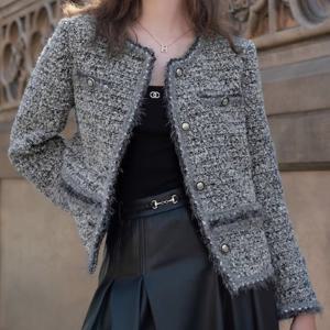 ★특가★[블랙퀸] 홀리크 태슬 웨빙 겨울 트위드자켓 blk002609