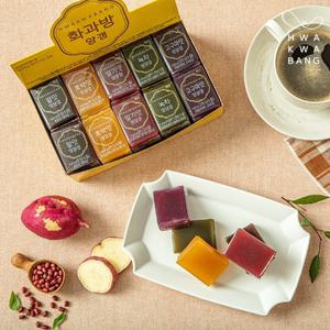 [화과방] 큐빅양갱 5종(40gx30개입), 쇼핑백증정