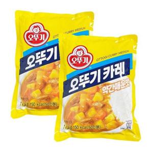 [오뚜기]오뚜기 오뚜기카레 1kg 약간매운맛 2개_20204115_643565