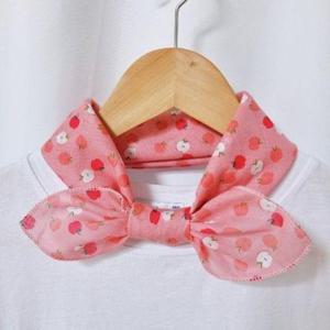 [에이치플러스몰]쁘띠스카프 빅사이즈 새콤과일 아사면 핑크 손수건