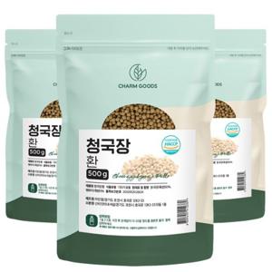 참굿즈 국산 청국장환 500g 3팩