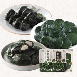 [한국민속촌] 우리쌀로 빚은 생모시떡 10개입 x 6팩(동부 2팩+검정깨 2팩+개떡 2팩)