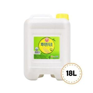 [오뚜기] 오뚜기 화이트식초 18L 대용량 말통 업소용