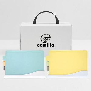 [선물세트] 카밀리아 국내생산 모던인덱스 도마 3P 거치대세트