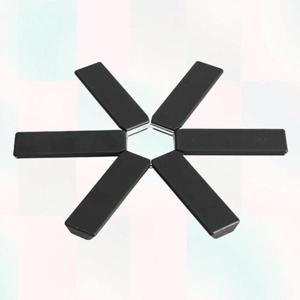 수납용 냄비받침 식탁블랙 조리도구 정리매트 컵받침 뚝배기용 WFLR4M5