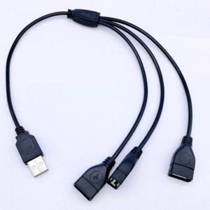 USB A to USB A 전원 분배 연장 케이블 - 1 to 3 - 총 WFJ3URX