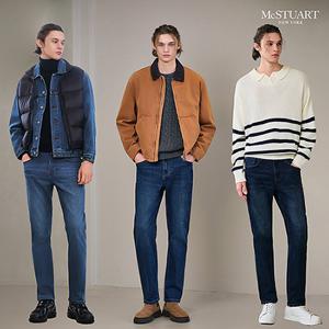 [맥스튜어트뉴욕] [방송에서만] 남성 웜기모 릴렉스 스트레이트 데님 3종