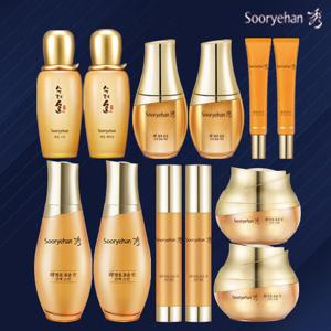 [수려한/최초 진생세럼2통] NEW 최신상 발효 효윤 진 기초세트 (스킨2+앰플2+크림2+진생세럼2+화윤기초2+아이크림2)