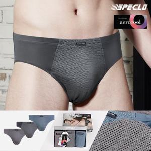프리즘 에어로쿨 삼각팬티 남성속옷 3종세트
