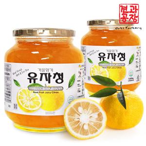 겨울향기 유자청 1kg 2병
