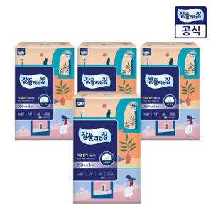 잘풀리는집 리얼실키 미용티슈 250매 3입 4개