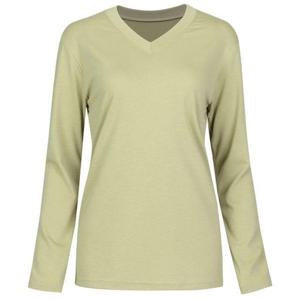 [샵앤]소프트 국산 여성 V넥 티셔츠 DAI-WSH-1111-라임