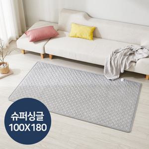 [★국내생산★ 12시 주문 건까지 당일 출고!!] 한일좋은자리 카본 탄소매트 전기요장판 라이트그레이 슈퍼싱글 115X200