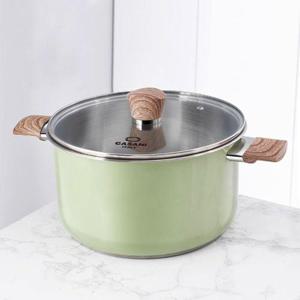 까사니 인덕션겸용 파스텔 세라믹 스텐 곰솥 26cm