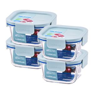 더 클리어 정사각 300ml 4종세트