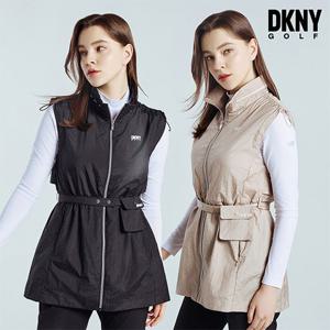 [DKNY GOLF] 여성 우븐 베스트 셋업 3종