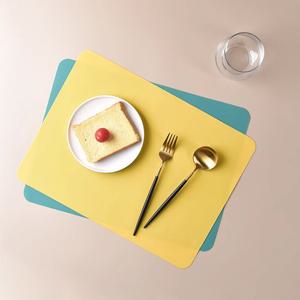 40x30cm 옐로우 실리콘 식탁매트 테이블매트 방수 논슬립 N752