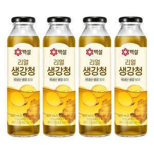[CJ]백설 리얼생강청 310ml x4개