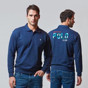 [비버리힐스폴로클럽]남성 부클아플리케 카라 티셔츠 TS381