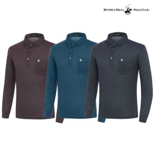 [비버리힐스폴로클럽]남성 간절기 스탠다드 긴팔 카라티셔츠 TS333