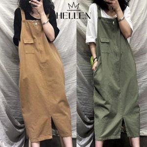 [헬렌]헬렌 캐주얼 멜빵치마 점프수트 히피점프치마 K-565