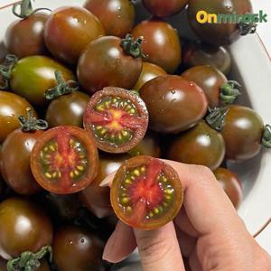 온미락 대저 흑대추 방울토마토 1kg 혼합과 팩포장 선별 산지직송